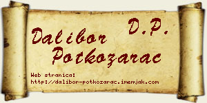 Dalibor Potkozarac vizit kartica